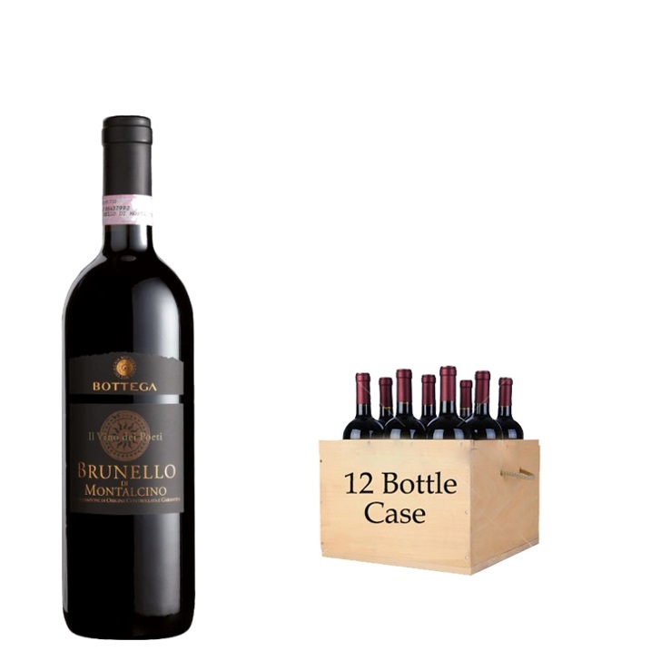 Bottega 'Il Vino dei Poeti' Brunello di Montalcino DOCG (12x750ml)